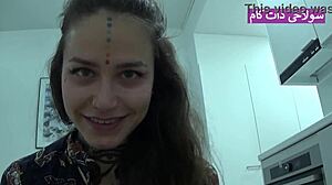 hey, wanna see this beautiful brunette babe take it in the ass?