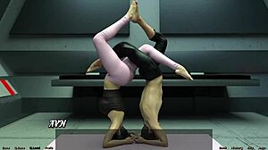 yo, wanna see kissing with huge boobs brunette milf in space 93?