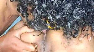 Desi Indian bhabhi bent over for doggy style with hot ass licking action!