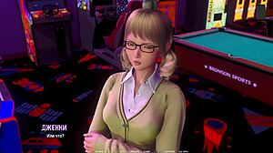 Blonde Whore Tongue Fucks in Ripples