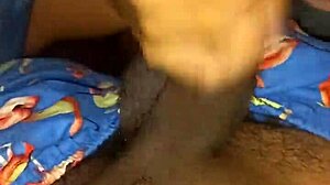 Intense emotions surge as wife gives deep throat blowjob to old lover in quick interracial encounter