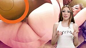 I love how this babe squirts during intense anal