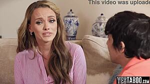 big boobs milf stepmom motivates horny teen stepson