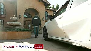 professor cassie del isla licks pussy in wild desk fuck with security guard