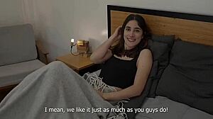 First time with stepsister, then creampie and husband's surprise