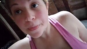 blonde webcam masturbation session with intense pleasure