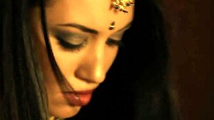 Beautiful Indian Woman Seduces with Dance