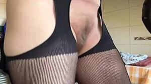 Hairy MILF Does Intense FETISH WORKOUT In Gym