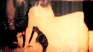 dark lantern vintage porn shows beaver licking muff diving fucking hairy pussy