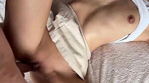 i somehow convinced this gorgeous brunette into raw anal action.