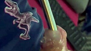 Just a bit of casual cock fucking after a long day with urethral sounding