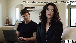 Latina Victoria Voxxx calls troubleshooter who stretches her tight pussy with monster cock in taboo encounter