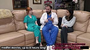 Oh, Ditria Rose, Spread Those Legs for That Intense University Physical Exam!