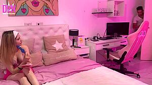 Whore squirts in doggystyle fucking