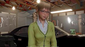 Blonde Whore Tongue Fucks in Ripples