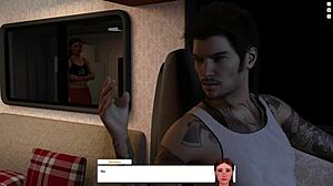 Let's Play Midnight Ride: Redhead Blows and Rides to Creampie Christmas