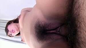 horny asian milf housewife rims man at home