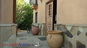 professor cassie del isla licks pussy in wild desk fuck with security guard