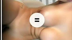 Big tits webcam babe masturbates her pussy!