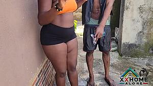 Naughtiest Slutty Queen Feels Intense Pleasure from Rough Doggy and Cum on Face