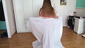 hot amateur couple's homemade ass play