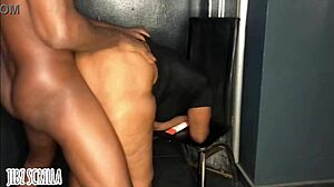 doggie for big ass bbw lady with tattoo