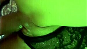 Latina Roommate's Stress Relief Dildo Play