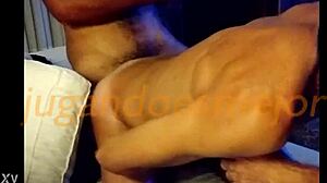 Gay milk scene with dirty talking bisexuals
