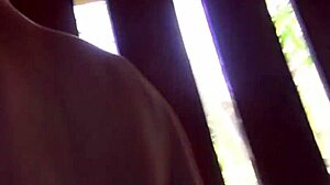 Redhead MILF Zoey Nixon gets fucked doggystyle outdoors with big cock and ass to mouth.