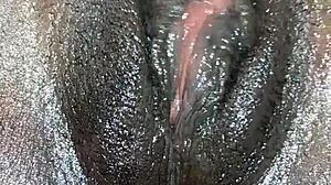 Black Ebony Masturbates Up Close, So Hot! 🔥