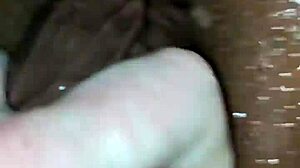 babe performs sexy pegging session