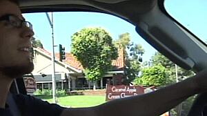 hey kid, wanna see this brunette mom get licked and pounded?