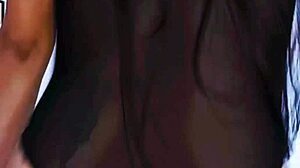 Beautiful brunette Colombian flashes her sexy body solo