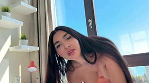 Hot Brunette Cheats with Stepfather in Tight Missionary Action