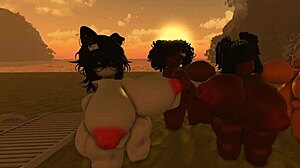 milf nudist beach by antonelachan not mine with big tits and ass