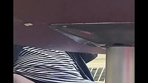 got caught sneaking a vid of my wife’s upskirt moment. didn’t expect her to notice me filming!