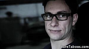 hey, that glamcore teen gets a facial from her fake instructor