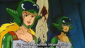 Can-can battle in a Hentai with Hungarian subtitles