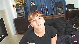 out of this world brunette hottie gets filmed while deep throating and riding reverse cowgirl