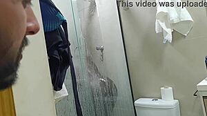 want a free personal lesson? hot brazilian trainer shows her neighbor how to squat.