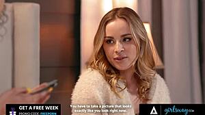 girlsway - pawg anna claire clouds and petite alexis tae dive into lesbian licks