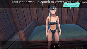 Myia the desperate alien gets a shaved pussy fingering in VR