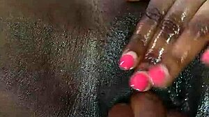 Black Ebony Masturbates Up Close, So Hot! 🔥