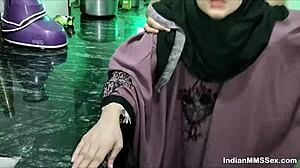 Indian Muslim Couple with Hot Wife Fucked in Kitchen