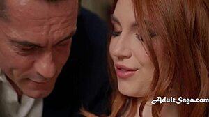 Petite Euro Ginger Shows Tasty Butthole