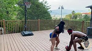 basket ball game turns into sex rome major fucks monica santhiago