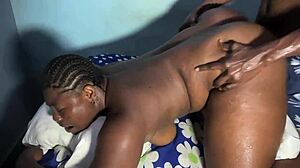 American Curvy Babe Receives Big Black Cock