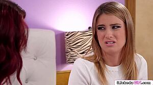 teasing conservative friend until she gives pussy