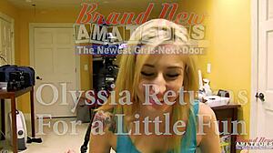 Horny Olyssia Deepthroats Cock And Swallows Cum Provocatively