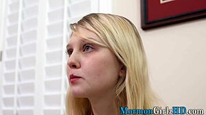 Teenage Mormon Nailed At Office In Doggystyle